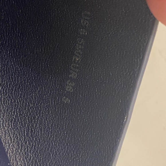 🛍️Vince Villaire slide sandal in deep blue, W6.5 - Picture 10 of 10